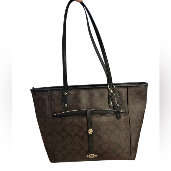 Coach City Tote with Pouch - Picture 2 of 12